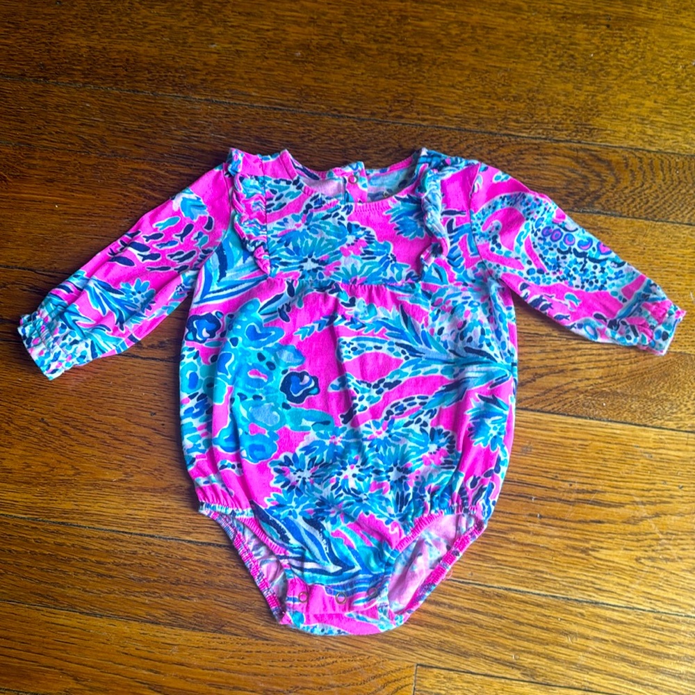 Lilly Pulitzer Long Sleeve Onesie
